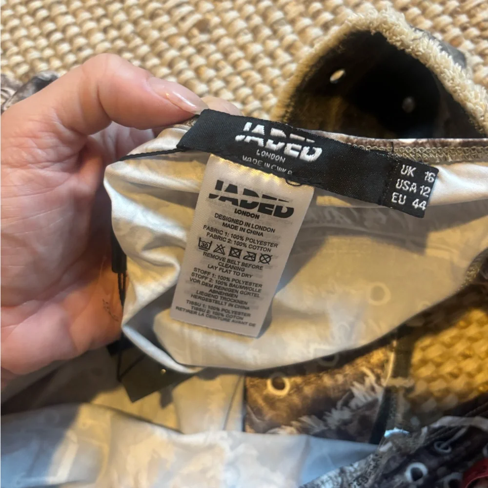 Jaded London Belted in Plunge Top grunge halter NEW - Picture 11 of 11